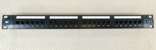 Cat6 24 Port Loaded Patch Panel SCP - Cat6 UTP, 1RU - Used, Great Condition