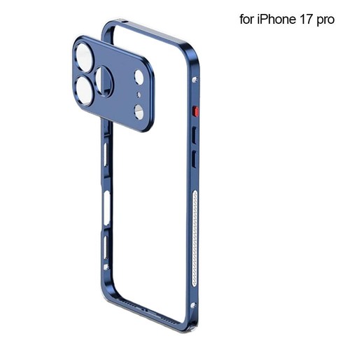 For iPhone 17 Pro Max Aluminum Bumper Frame Case +Metal lens Film❀ - Picture 21 of 22