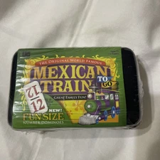 Mexican Train Game Dominoes To Go FAMILY FUN Ages 6+ Game NEW