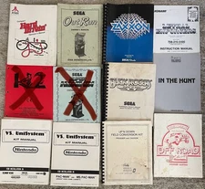 Arcade Operator/Service Manuals - Many To Choose From (PLEASE READ DESCRIPTION)