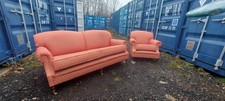 Gorgeous George Smith Style Sofa And Armchair, Excellent Condition. 