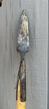 Vintage Handcrafted Original Iron Spear Head Rich Patina Old Collectible LARP