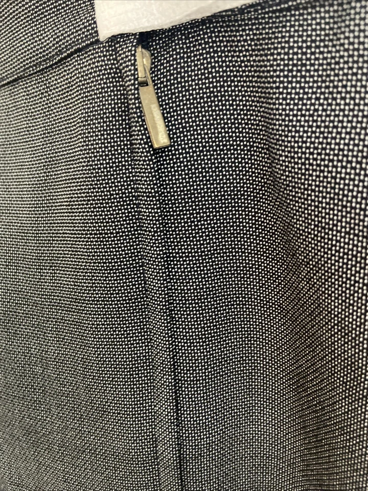 Falda Lápiz Marina Rinaldi 25 Cady Gris Clásica Lana Forrada Carrera 16-18 Foto 3 de 4