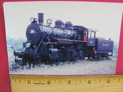 HUNTINGDON & BROAD TOP MOUNTAIN RAILROAD LOK #38 ORIGINAL FARBFOTO PA