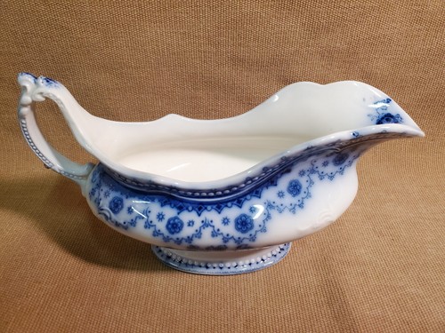 RARE, EXCELLENT - Johnson Brothers Regent Flow Blue Gravy Boat # 21565 - Picture 4 of 11