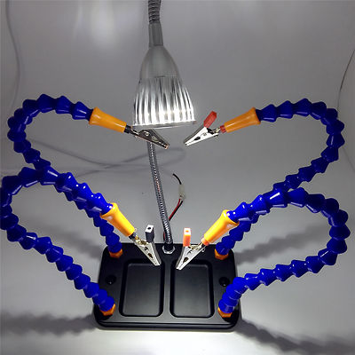 LED third-hand tools welding Wire Clamp Holder Assembly electronic DIY Station