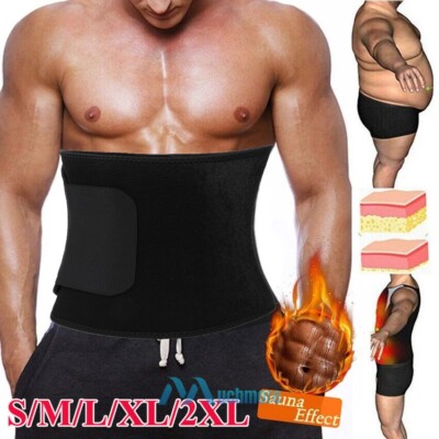 Men&Women Waist Trimmer Belt Burn Fat Sweat Body Shaper Weight Loss Girdle Gym