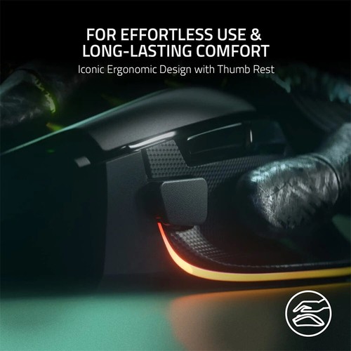 New Razer Basilisk V3 Customizable Ergonomic Wired Gaming Mouse Optical Sensor - Picture 5 of 6