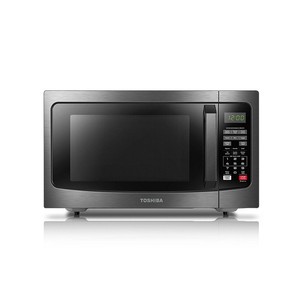 Black Stainless Steel Microwave Countertop Oven 1 2 Cu Ft