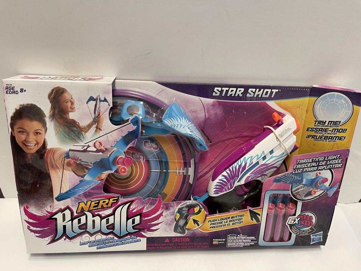Nerf Rebelle Star Shot Crossbow Targeting Light Competition Target