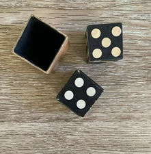 Vintage The Die thru the Hat Magic Trick