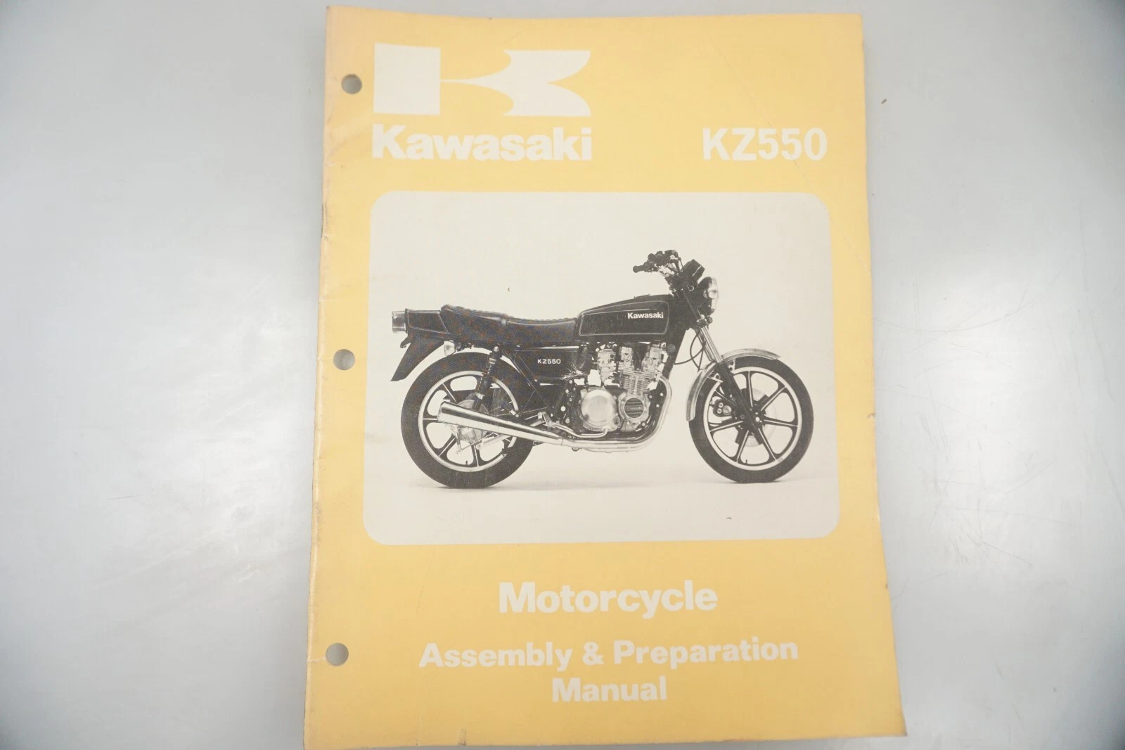 1980 Kawasaki KZ 550 OEM Motorcycle Assembly Manual 99931-1047-01