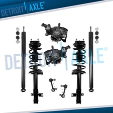 Front Knuckles Wheel Hub Struts Sway Bars Rear Shocks for 2007-2010 Mazda CX-9