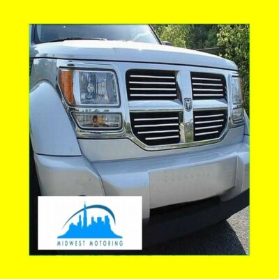 2007-2012 DODGE NITRO CHROME TRIM FOR GRILL GRILLE 2008 2009 2010 2011 07 08 09