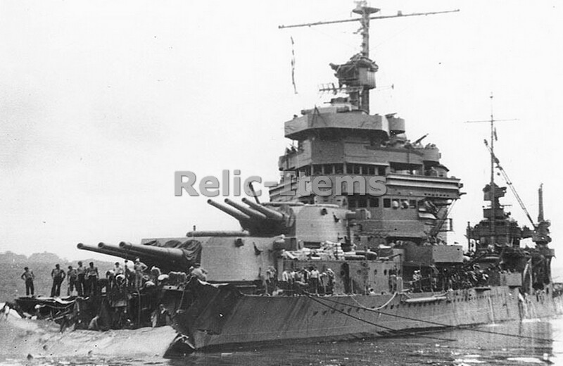 WW2 Picture Photo USS Minneapolis Solomon Islands after torpedo damage 1942 1488