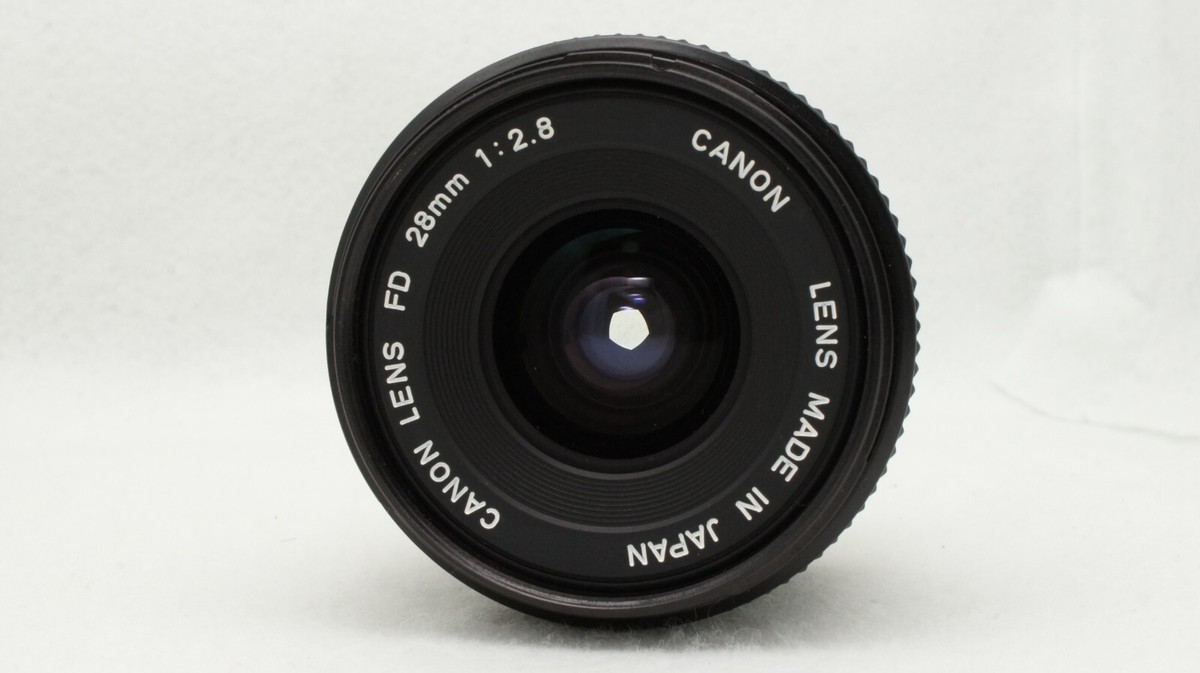 【実用品】CANON New FD 28mm F2 Canon New FD 28mm f/2 | Vintage Lens Review & Specs