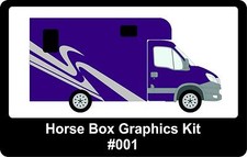 Horse Box Graphics, Available In Any Colour, Graphics Kit #001