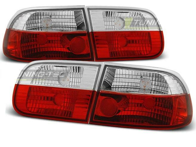 Feux arriere Honda Civic 91-95 rouge blanc tuning d'origine EG hatch