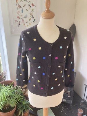 Vintage Scottish Cashmere Barrie intarsia sweater S