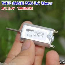 DC 1V~6V 2.4V 7000RPM 16mm Long Shaft Mini FF-180SH Motor for CD Player Shaver