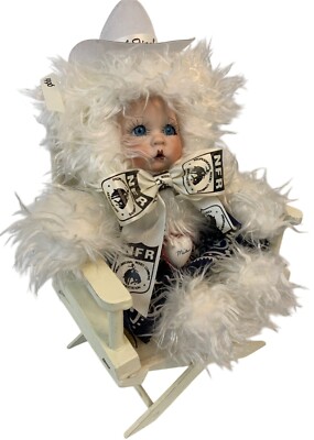 Rare NFR Las Vegas National Finals Rodeo 96 Limited Ed 13'' Porcelain Doll 9021