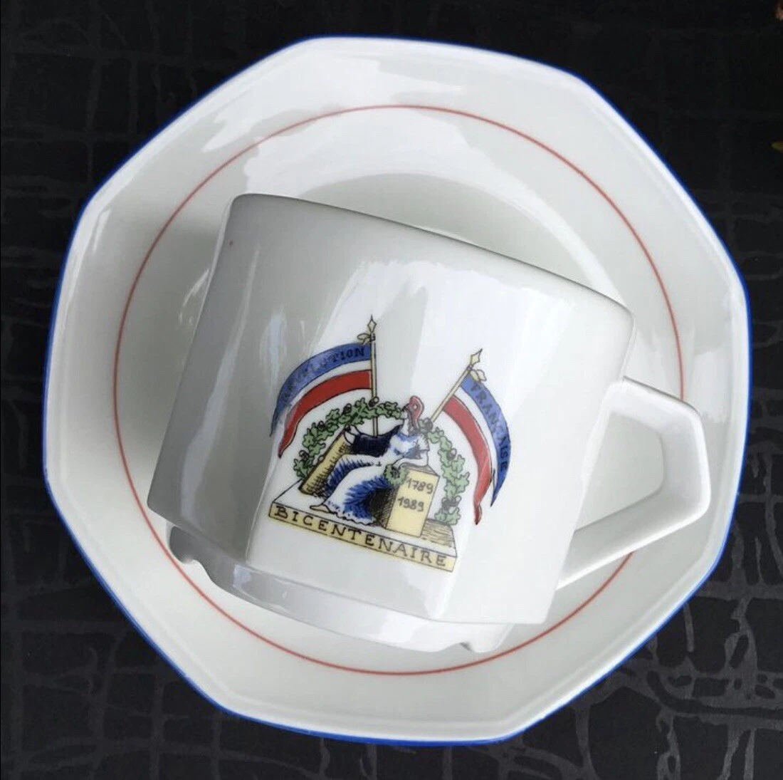 Cendrier porcelaine luxe France Corse