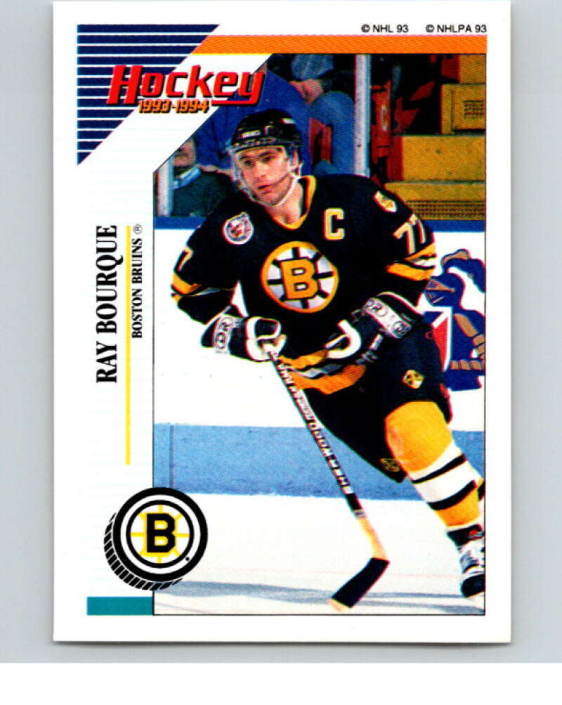 1993-94 Panini Stickers Hockey  #10 Ray Bourque  Boston Bruins V83168