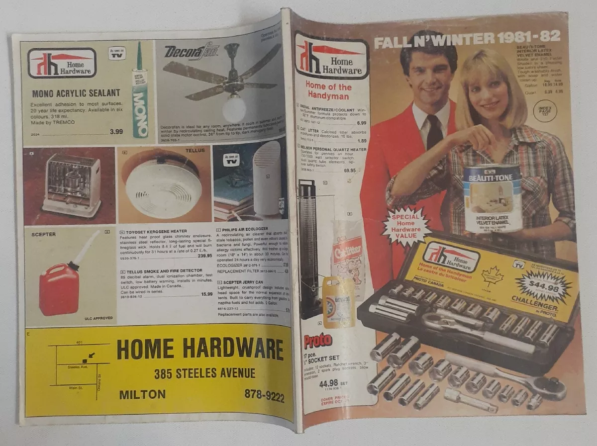 1981 1982 Catalogue Catalog Home Hardware Handyman Bikes Boomboxes Appliances F