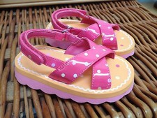 Baby POLKADOT SANDALS Foam 2 3 4 Hot Pink ORANGE RAINBOW SHERBET New GYMBOREE