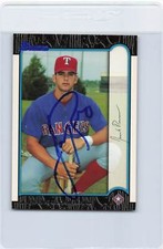 1999 Bowman #376 Jason Romano Rangers Signed Auto *J632