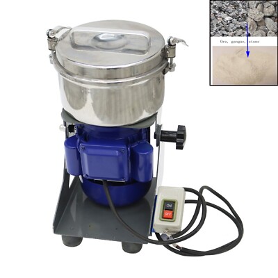 Ore Rock Glass Crusher Electric Stone Grinder Machine Mining Pulverizer ...
