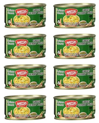 	Maesri Thai Green Curry Paste - 4 Oz Pack of 8	