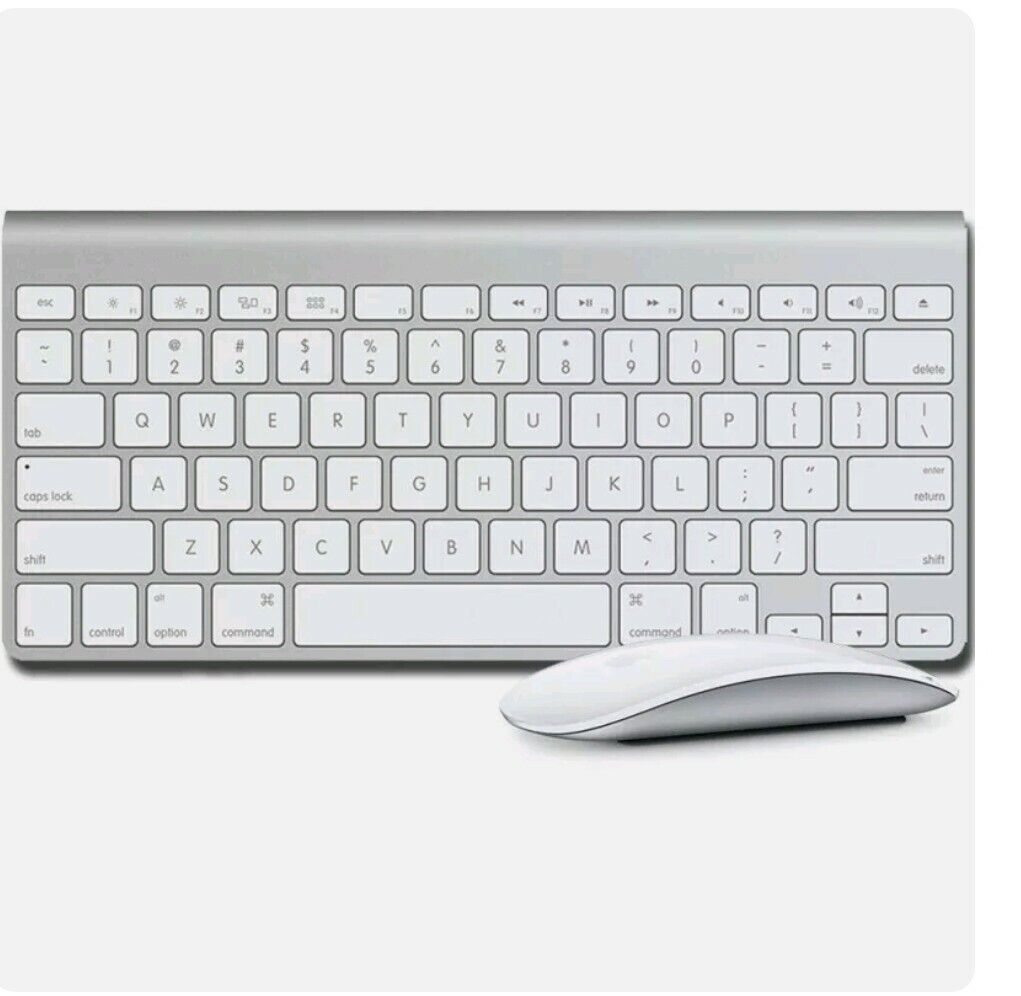 Apple Magic Keyboard 1 & Magic Mouse 2 (Rechargable)- Wireless