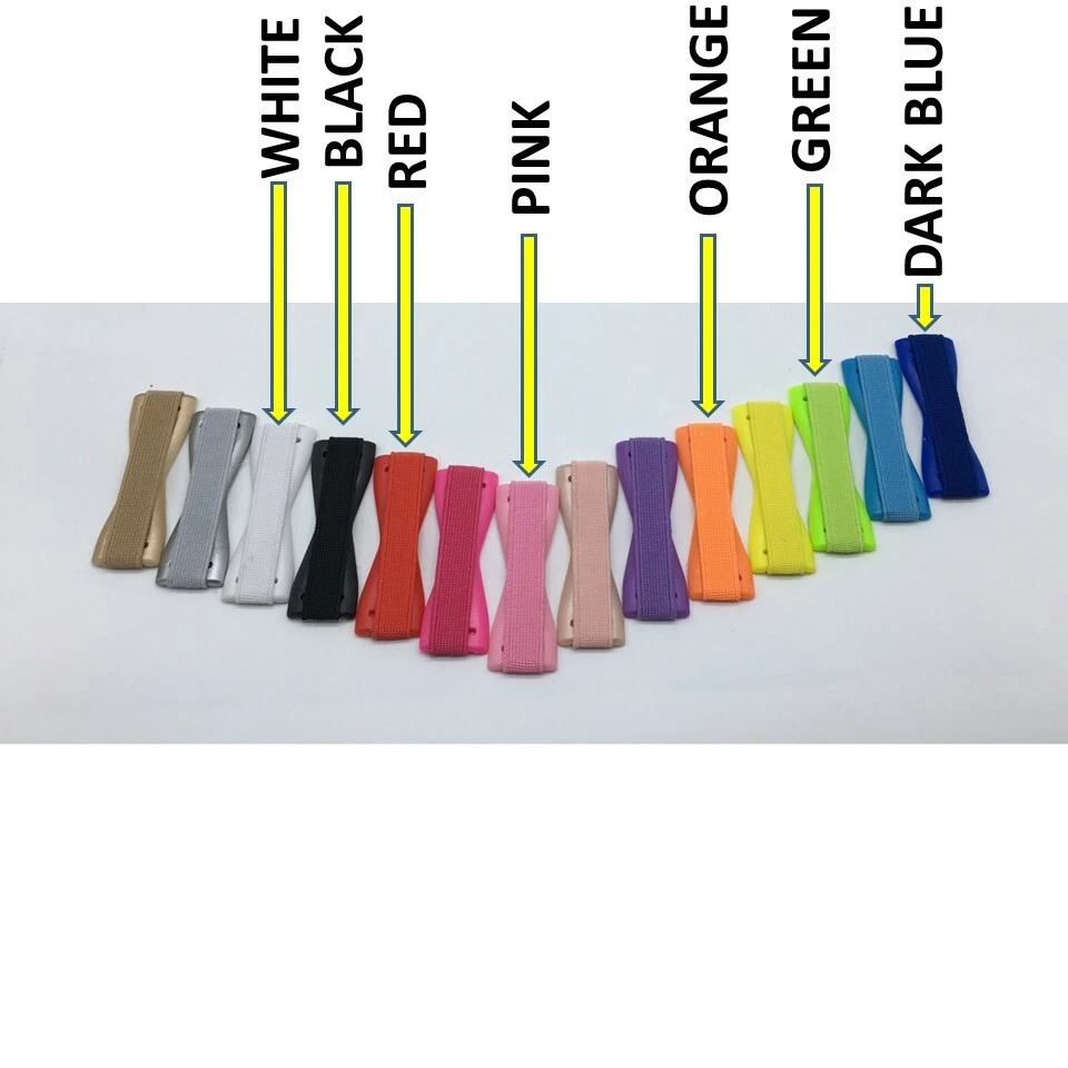 2-Pack Phone Finger Grip Elastic Band Holder Selfie Strap For iPhone Samsung LG - Image 2 of 2