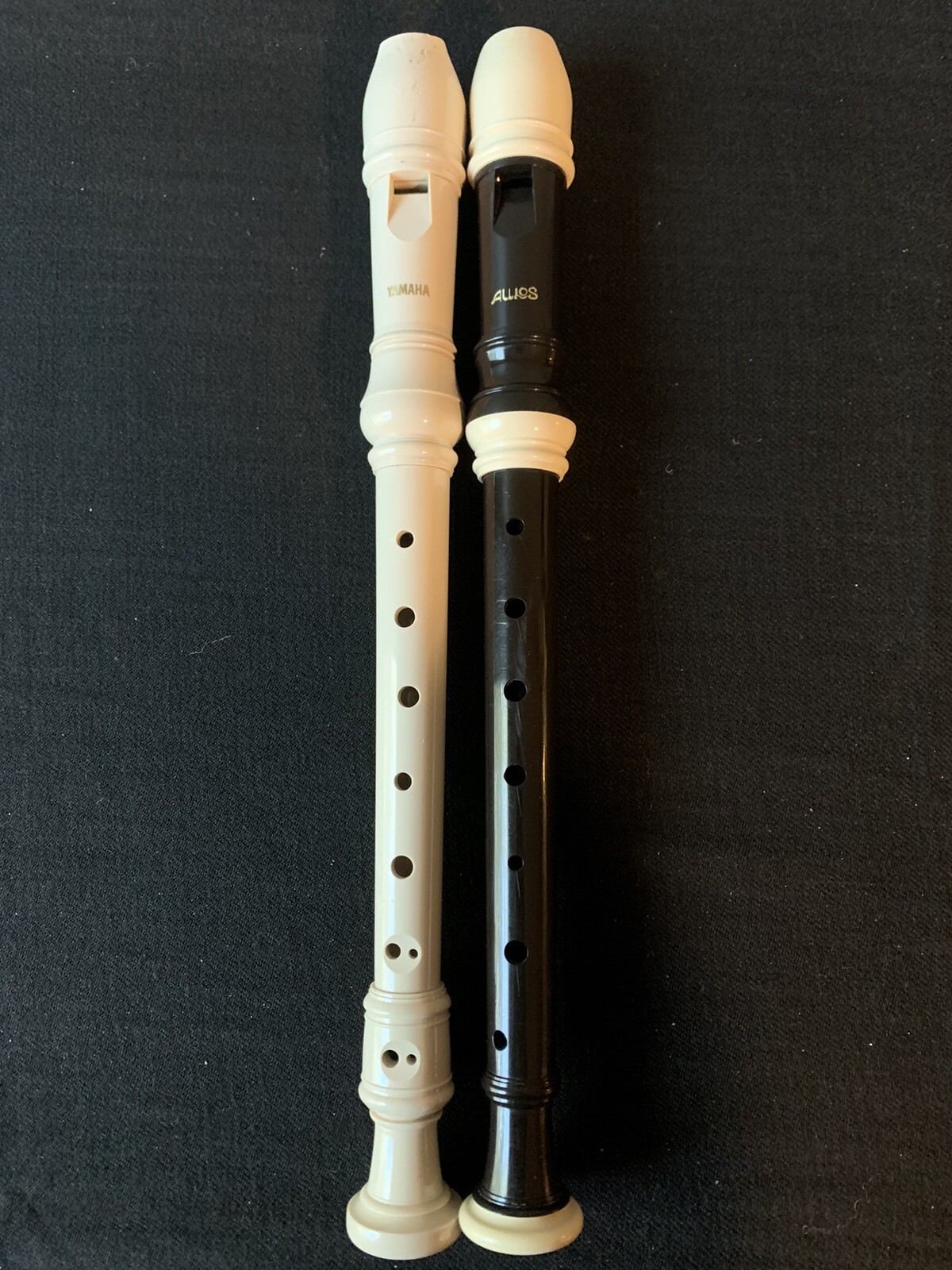 Yamaha YRS-24B Soprano Recorder-Baroque Fingering & Aulos Soprano E Recorder