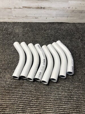 8 pieces Carlon UA7AF SCH 40 45 Degree Rigid Non-Metallic 45  1'' Plain End PVC