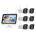 5Mp Outdoor Security Camera Wireless With Wifi Monitor 10Ch Wifi Nvr 2 Way Audio