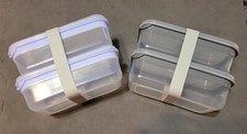 Set Of 4 Plastic Container Pieces