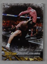 Roman Reigns Dean Ambrose Topps WWE Pro Wrestling Trading Card AEW 