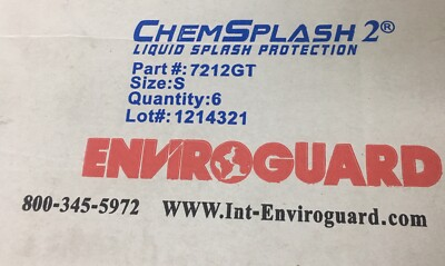 #ad Enviroguard ChemSplash 2 Coverall elastic wrist amp; back Open Ankle taped seams $95.00