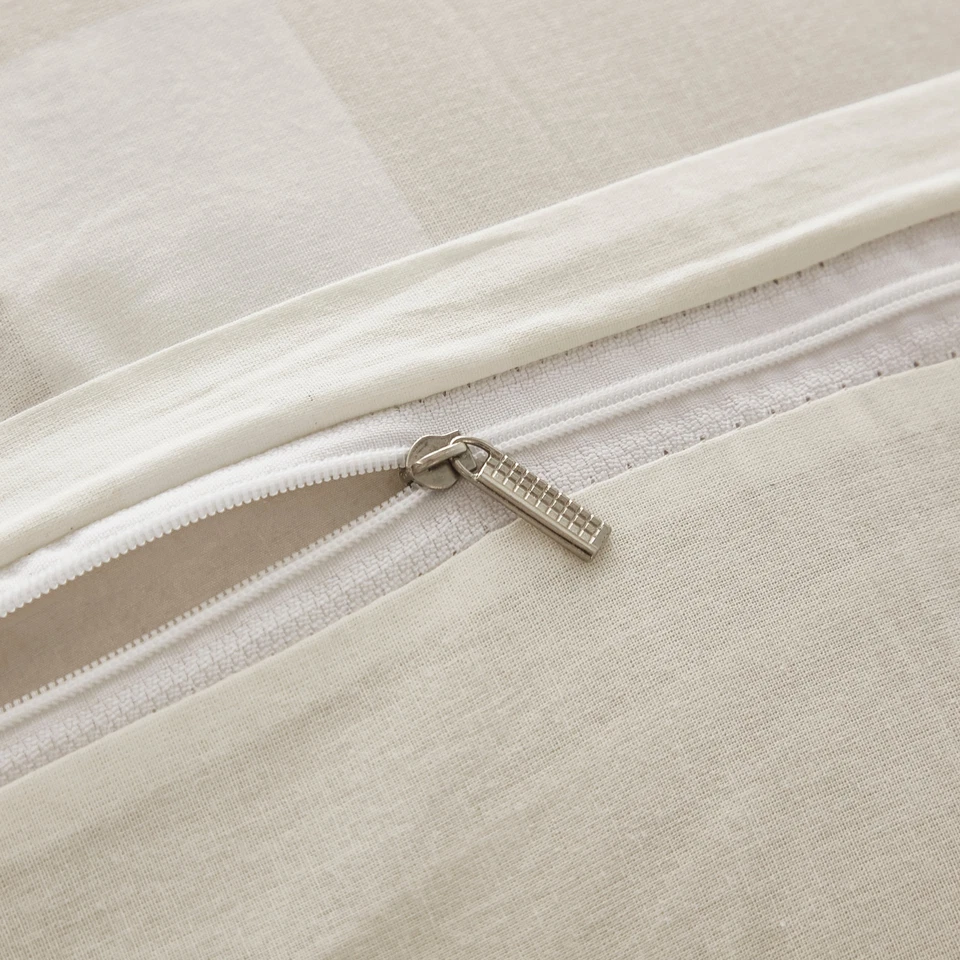 2 piezas fundas de almohada acolchadas 100 % algodón bordadas fundas de almohada de granja Foto 2 de 4