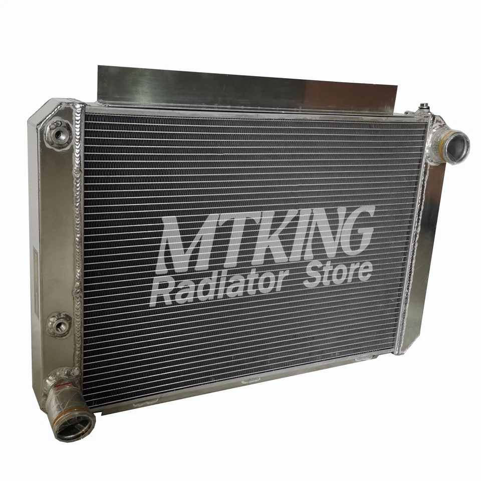 Radiador completo de aluminio para motor Ford Thunderbird 1958 1959 1960 V8 5,8 L 7,0 L Foto 4 de 4