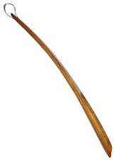 Unisex Wooden Shoe Horn Wooden Shoehorn Brown Shoe Spoon / Boot Horn 17 Inch