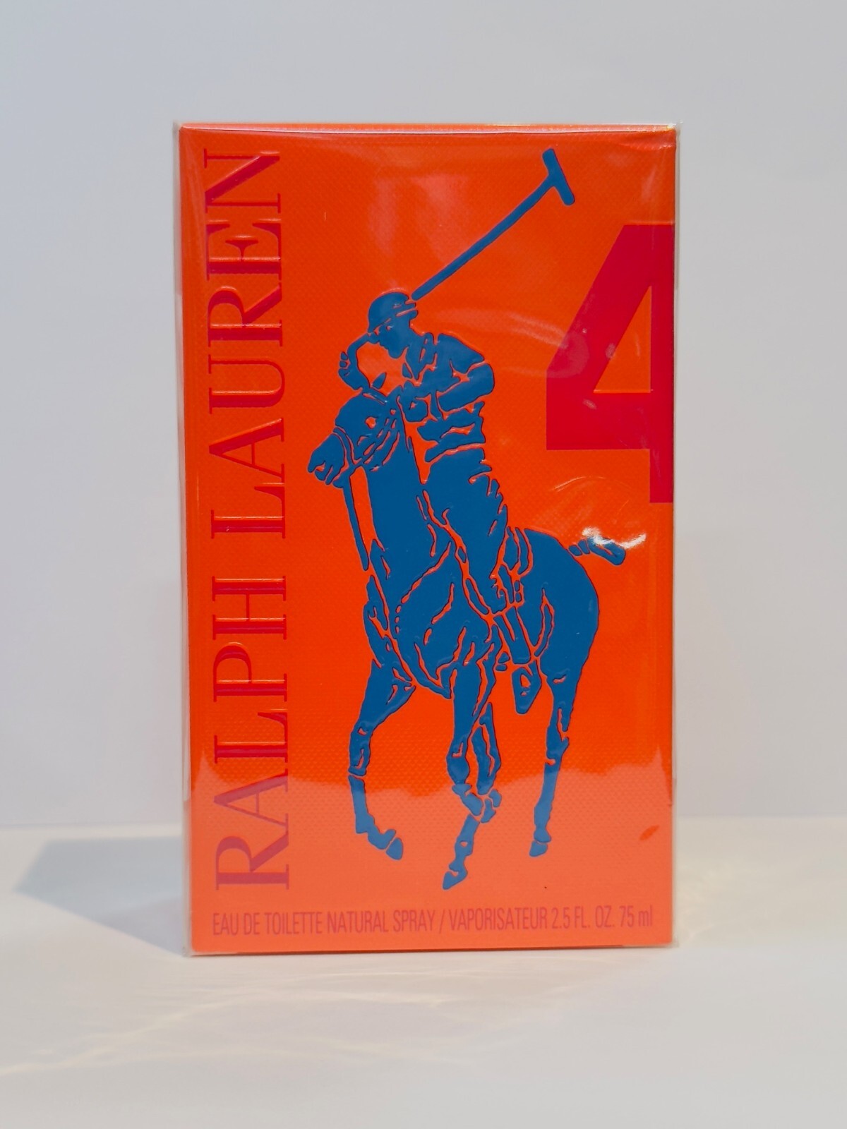 Polo Big Pony Orange # 4 by Ralph Lauren 2.5 oz / 75ml EDT Spray for Men SEALED