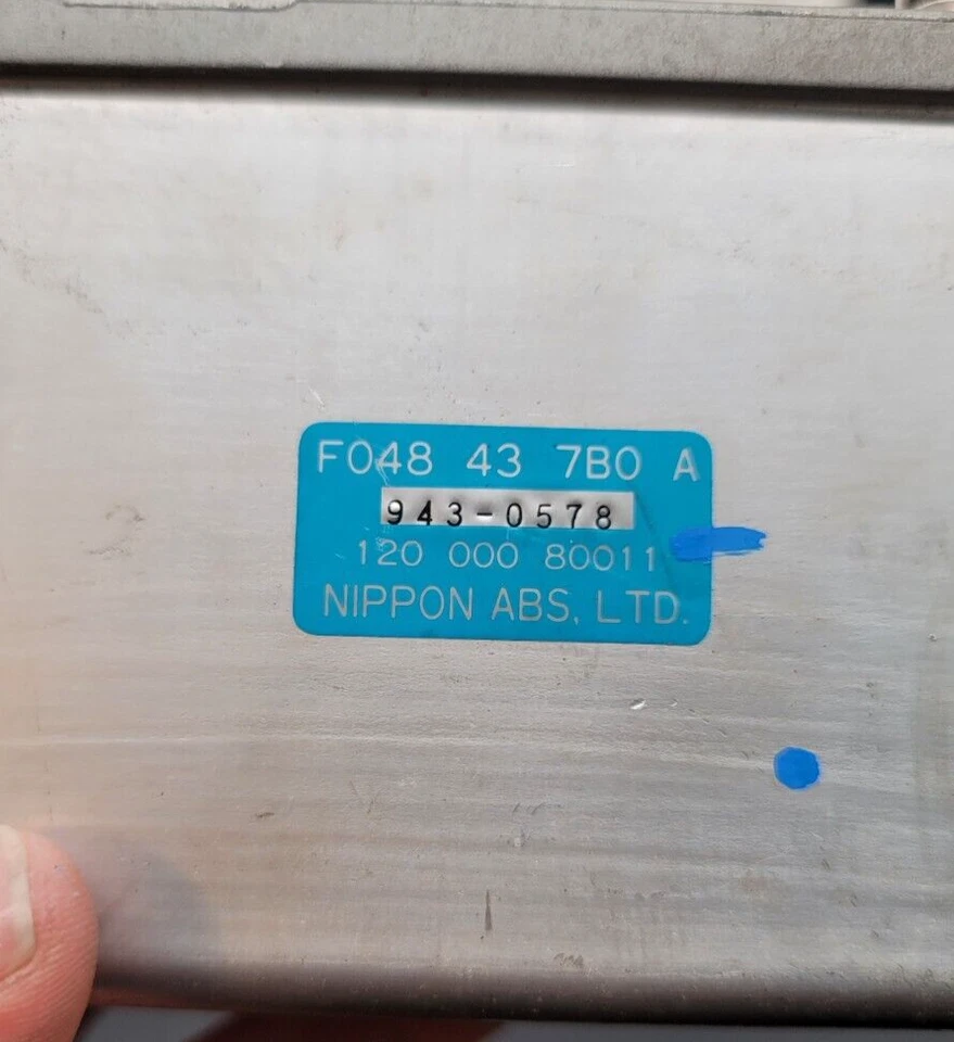 1987 - 1991 Mazda RX7 RX-7 ABS módulo de freios antibloqueio computador F048 43 7B0 A - Imagem 3 de 4