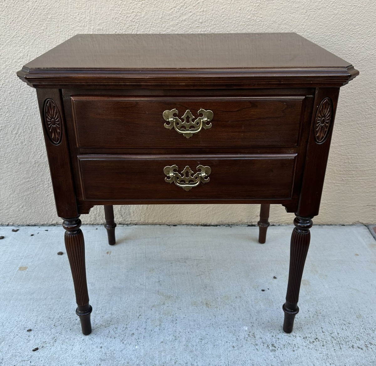 Ethan Allen Georgian Court Cherry Vintage Nightstand #11=5236 | eBay