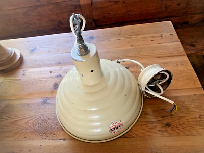 Vintage 1950u0026#039;s Pifco Infra-red And Radiant Heat ceiling pendant Lamp  converted | eBay