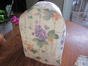 Pfaltzgraff Orchard  Appliance DUST Cover Can Opener or Juicer RARE Pattern