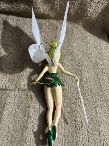 RAR Vintage Sammlerstück Weihnachten Disney Tinker Bell Glasfaser Baumspitze - Bild 3 von 15