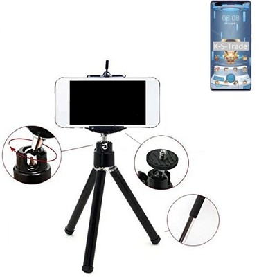 Smartphone Ständer für HTC Wildfire E3 Tripod Smartphone Tripod kompakt
